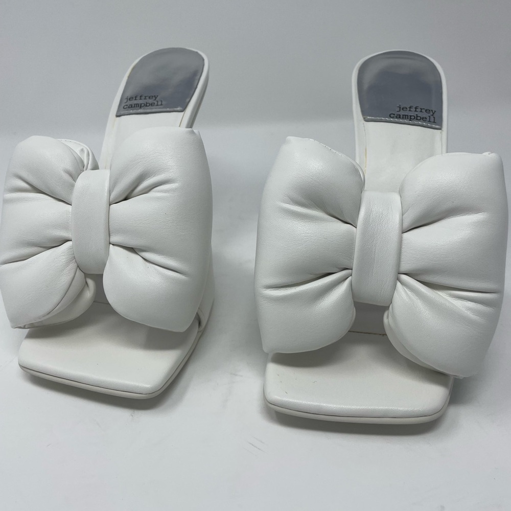 Jeffrey Campbell bow down white